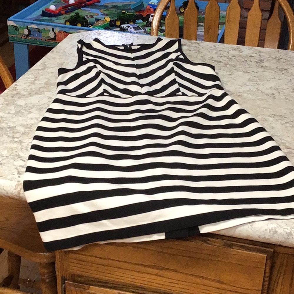Black and cream Loft dress, size 14